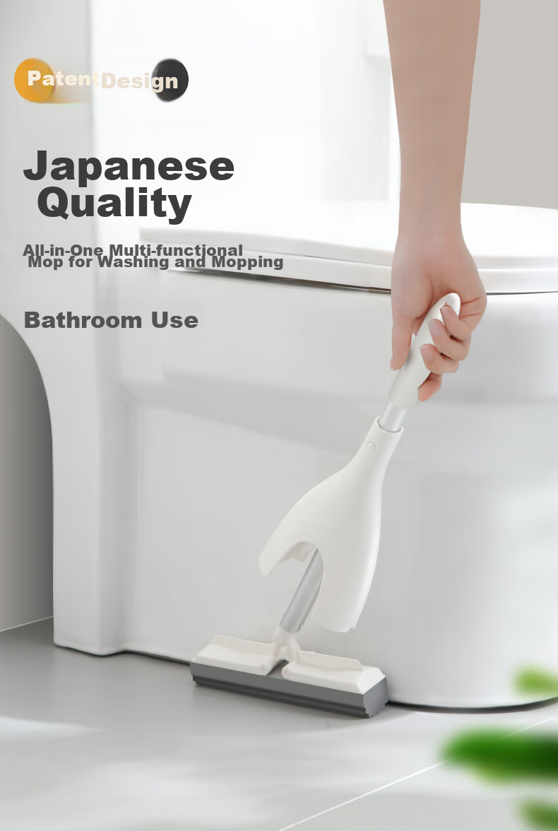 Sulida Flat Mop, 42cm Household All-In No-Hand Washing, 2026 Squeegee Mop, Lazy Person's Floor Cleaning Tool 1