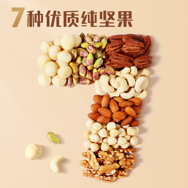 沃隆纯坚果每日坚果750g/30袋0添加孕妇零食混合坚果礼盒零食大礼包
