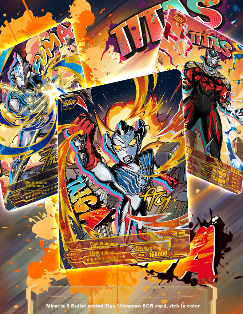 Kayou Ultraman Card Miracle Edition, Official Card Pack, Toy Collection Cards, Birthday Gift 5