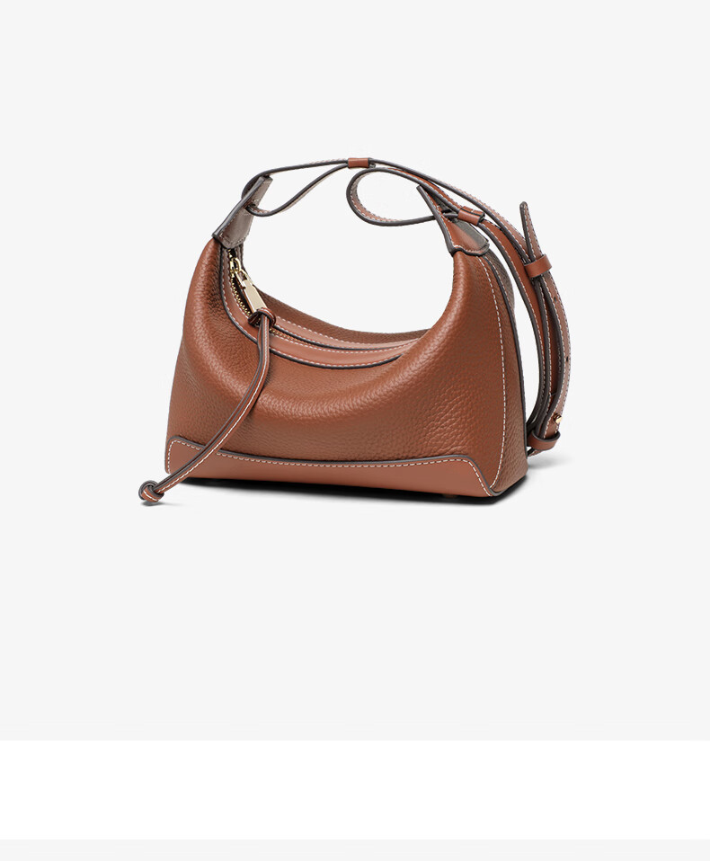 Aiqinghai Top-Grain Leather Handbag, Women's Shoulder Crossbody Bag, Tote Dumpling Bag, Practical Birthday And Mother's Day Gift for Mom 10