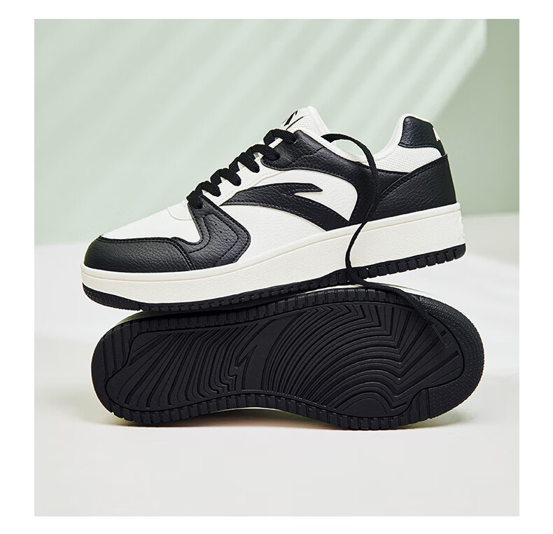Anta Origin Year 2.0 | Men's Thick-Soled White Sneakers, Breathable Retro Casual Sports Shoes for Couples, Summer Height-Increasing Sneakers 4
