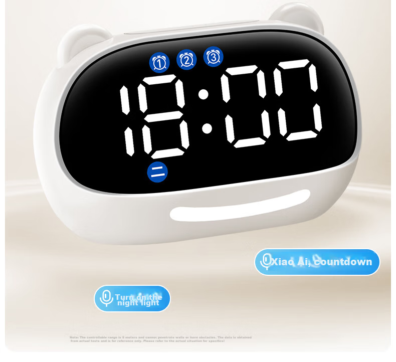 QT-TIMER Timer Time Management Tool for Students, Wake-Up Device, Children's Voice-Controlled Clock with Countdown Reminder, Smart Electronic Alarm Clock, New 2026 Model, Gift for Girls 10