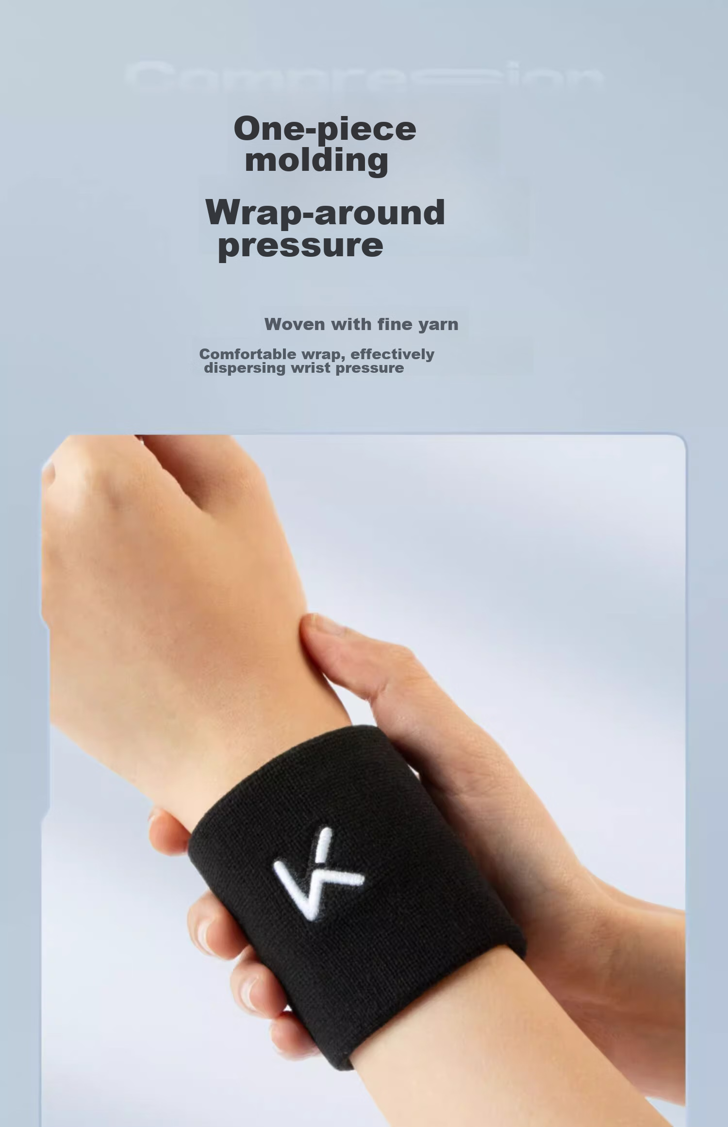 Keep Sports Wristband for Men And Women, Fitness Basketball Wrist Support for Sprains, Tendon Sheath Protection for Badminton, 2-Pack, Lead Foil Gray 11