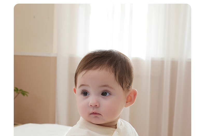 Huanxixiaoxiong Baby Spring and Autumn Two-Piece Set Infant Pure Cotton High-Waist Belly Protection Seamless Children's Autumn Clothes and Pants 42