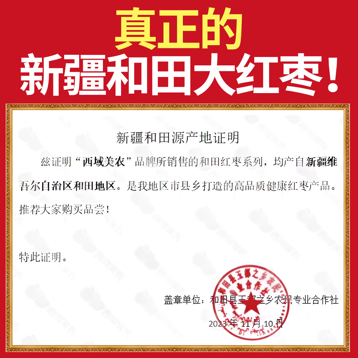 西域美农特级红枣250g 六星特等和田大枣 免洗新疆特产 零食干货骏枣