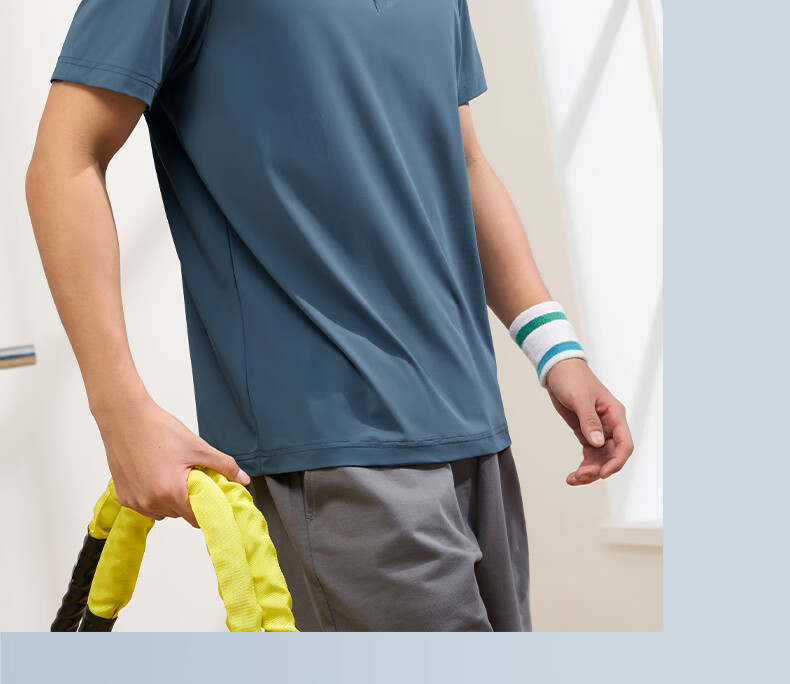 361° Men's Short Sleeve T-Shirt Spring Summer Polo Shirt Sportswear Fitness Loose Ice Silk Sun Protection 652524103D-6 51