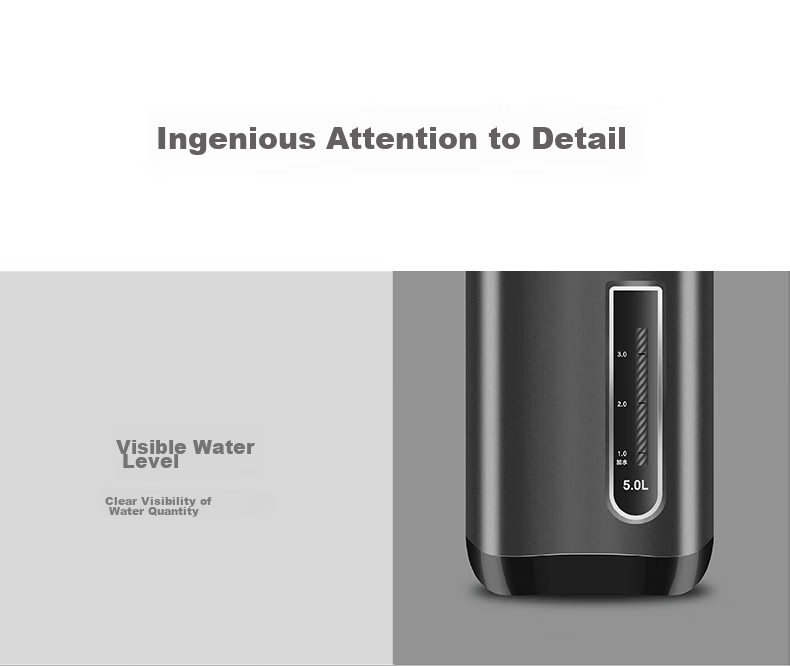 Joyoung Electric Hot Water Dispenser, 5L Capacity, Seven Temperature Settings, 304 Stainless Steel Inner Tank, No Glue Constant Temperature Electric Kettle, Model K50-P611 11
