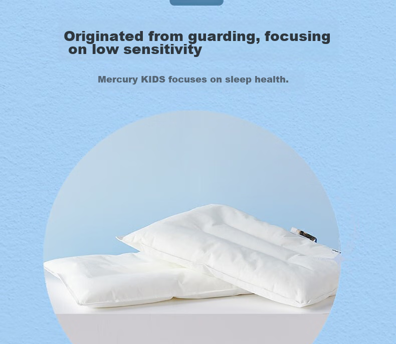 MERCURY Kids Pillow Doctor All-Cotton Hypoallergenic Growth Pillow (Stage 2), 35cm×50cm, for Ages 1-3, Infant Class A 13