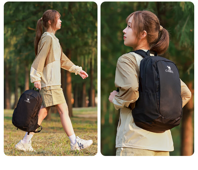 CAMEL Hiking Casual Student Backpack, Sports Bag, Travel Backpack for Men And Women 573C875035A Light Onion Yellow 1