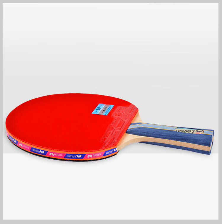 BUTTERFLY 5-Star Table Tennis Paddle [Double-Sided Reverse Rubber] Professional-Grade 5-Layer Blade TBC501 Penhold Grip with Racket Case 3