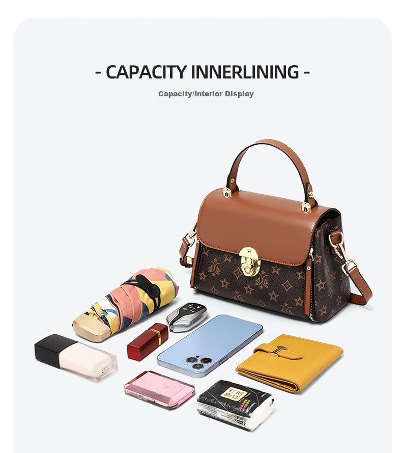 Aiqinghai Handbag, Women's Crossbody Bag, Shoulder Bag, Phone Bag, Light Luxury Brand, Birthday And Mother's Day Gift, Practical Present for Mom 6
