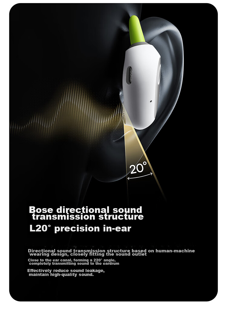 BASEUS Eli Bluetooth Headphones, Over-Ear Open-Style Comfortable Non-In Sports Running Noise-Cancelling Business Suitable for Huawei Xiaomi, White 8