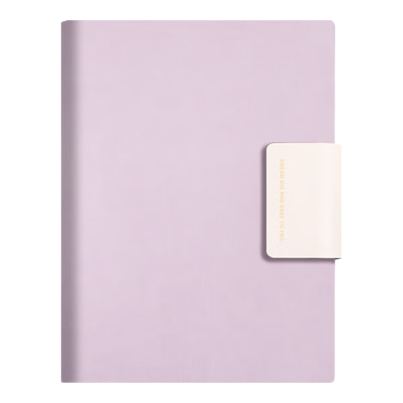 Ujia Blank Loose-Leaf Notebook A4 Large Size with Thick Cover, High-Quality Soft Leather Detachable Cover, for Research Notes, Drafts, And Sketching, Starry Purple