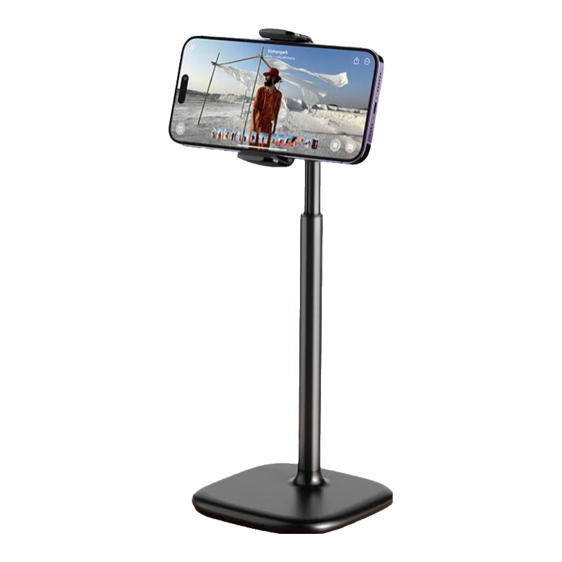Saijing S2 Phone Stand, Desktop Stand, Portable Adjustable Height, Lazy Phone Holder, Bedside Multifunctional Stand for Watching Videos, Binge-Watching Shows, And Online Classes