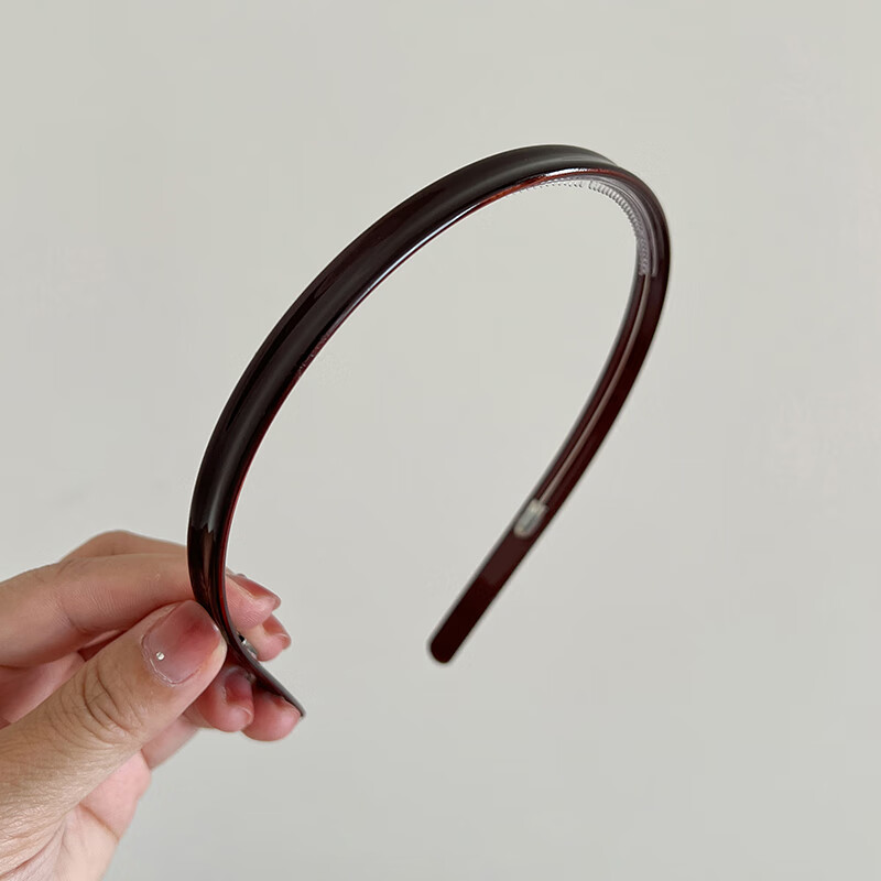 Xiangwan Headband, Acetate Thin Style Hairband, Non-Binding, Non-Slip, with Teeth, Elegant Appearance, for Going Out, Hair Accessory, to Crush Hair, Mid-Autumn Festival Gift 9