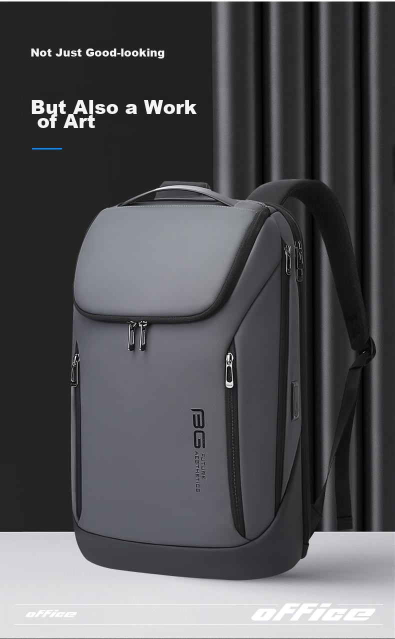 Bange Backpack for Men, Business Laptop Bag with Large Capacity, College Student Backpack for Travel, 16-Inch Laptop Bag 1
