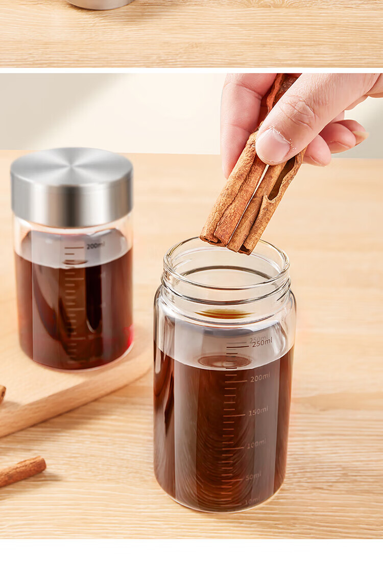 BJ Chinese Herbal Medicine Dispensing Bottles, Heat-Resistant High-Temperature Sealed Jars, Bird's Nest Dispensing Bottles, Food-Grade Glass Containers, 100ml*2 3