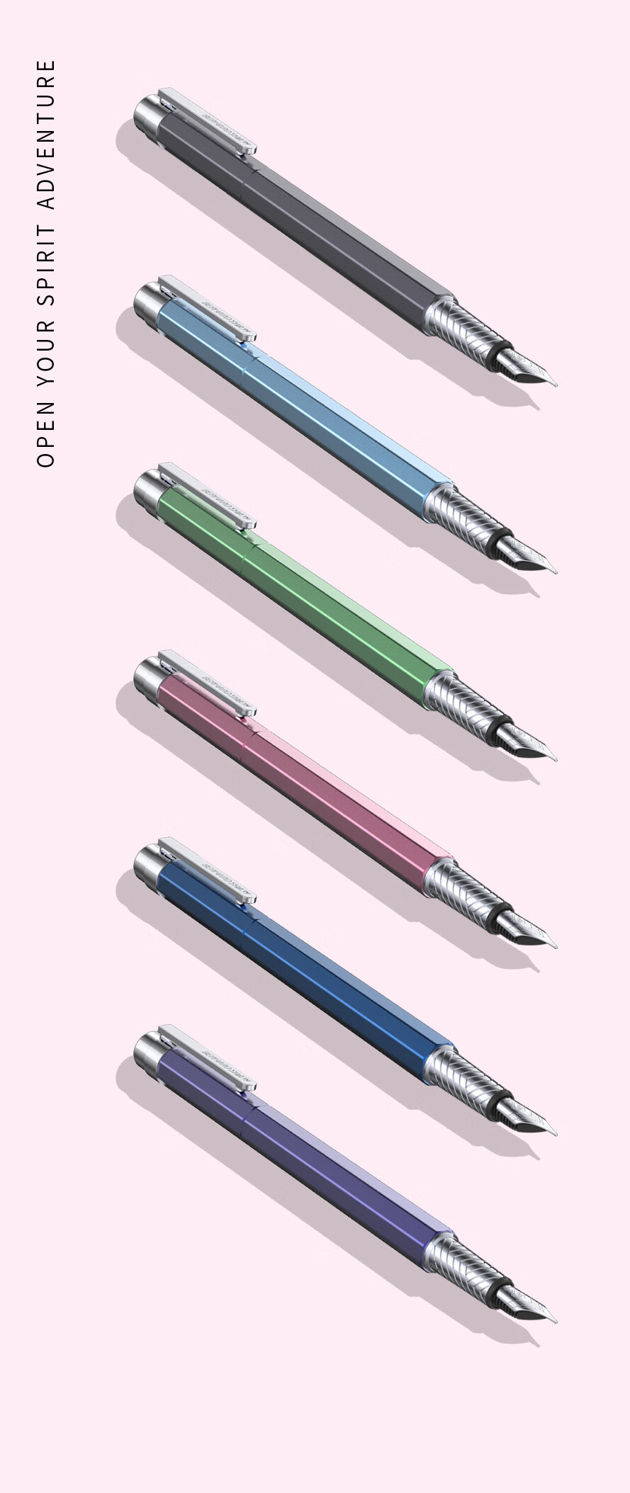 Bernard Shaw Mid-Autumn Festival And National Day Gift Fountain Pen High-End Luxury [Sprite] Spring Cherry Blossom Single Pen Gift Box Premium Business Office Signature Pen Gift 2