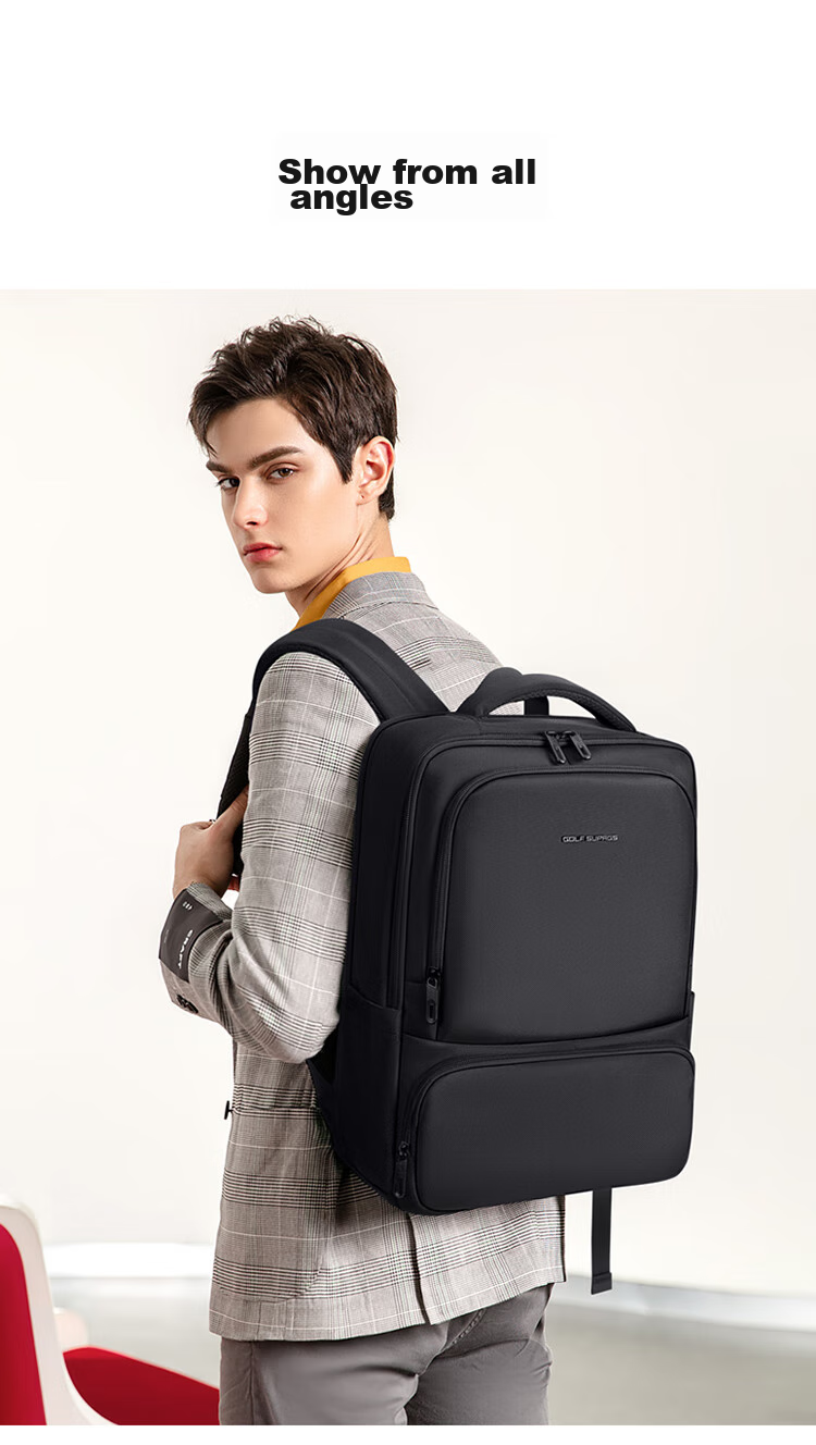 GOLF Backpack for Men, Business Travel Bag, 15.6/16 Inch Laptop Bag, Water-Resistant, Suitable for Business Trips And Commuting, Men's Backpack 15