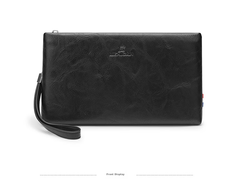 MEXICAN Men's Clutch, Large Capacity Handbag, Multi-Card Envelope Bag, Zipper Clutch, Handheld Wallet, Birthday Gift 15