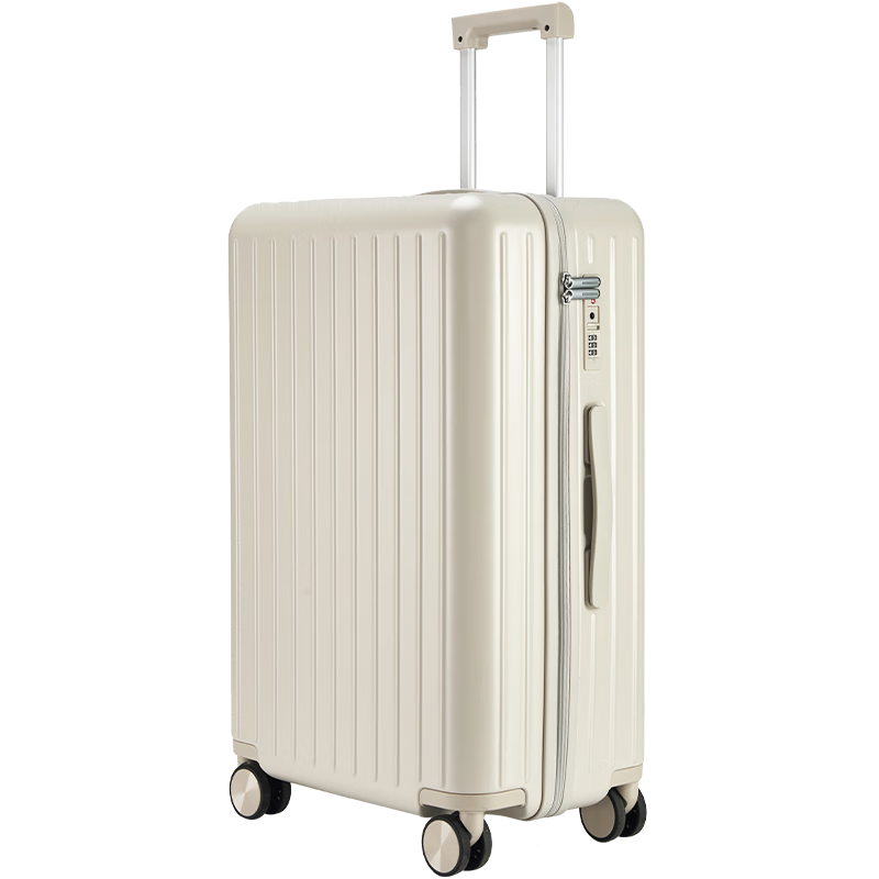 KALA路Y New 4:6 Deep Compartment Luggage, Large Capacity Pure PC Suitcase for Men And Women, 24 Inches CX8132