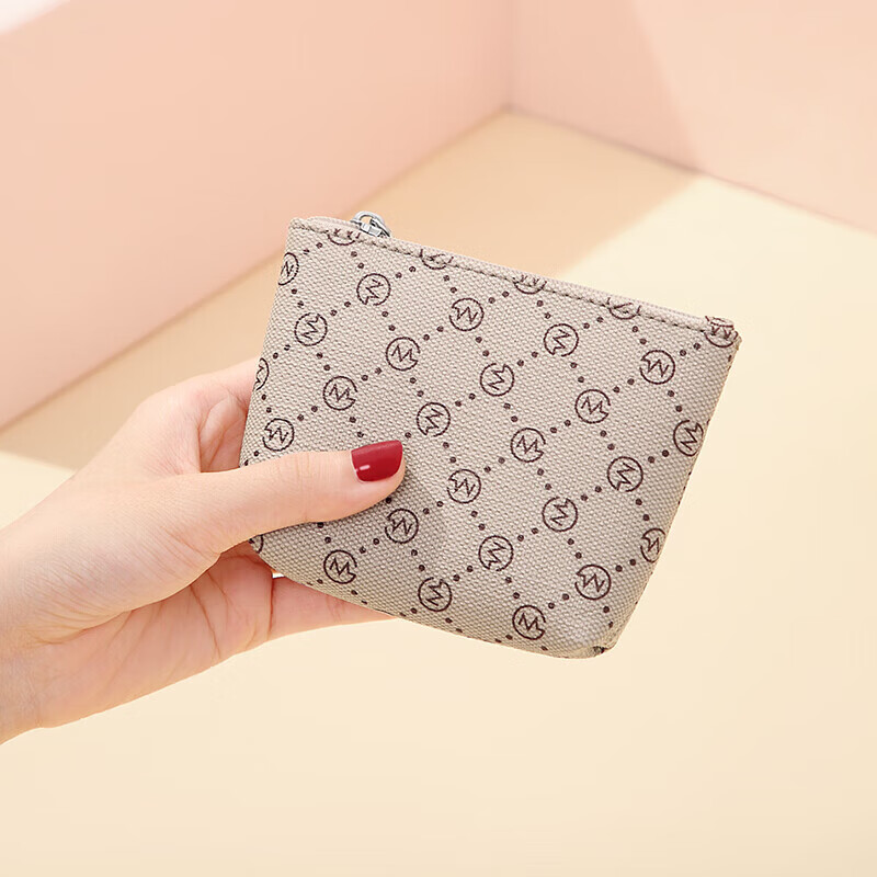 GOLF Card Holder, Women's Fashionable Retro Printed Purse, Large Capacity Ladies' Coin Purse, Birthday Gift Box Set