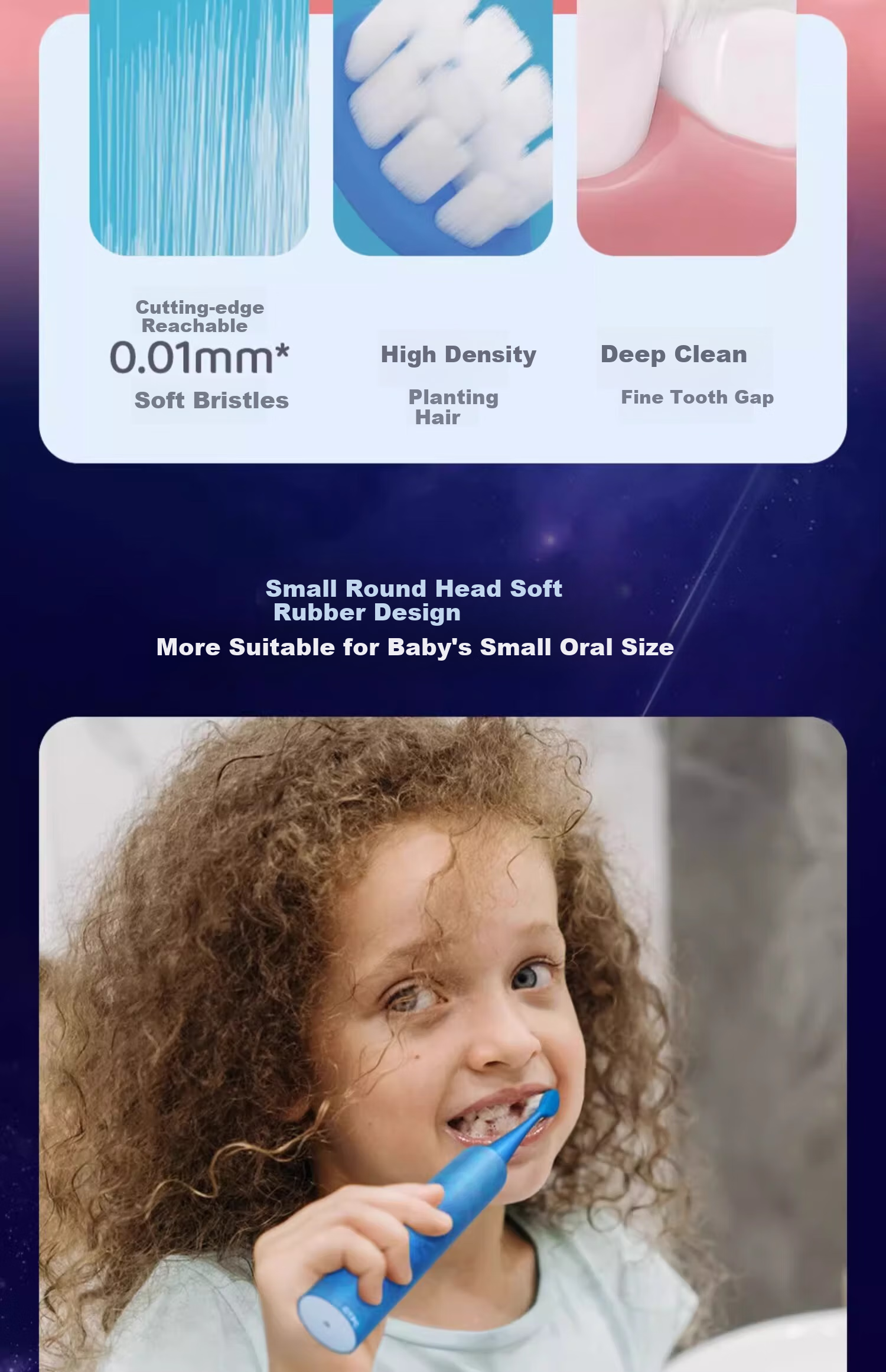 Lingdong Chuangxiang Reiji Sairo Ultraman Children's Toothbrush Retractable Transforming Super Elastic Soft Bristles for Kids Ages 3 to 6-8-12 12