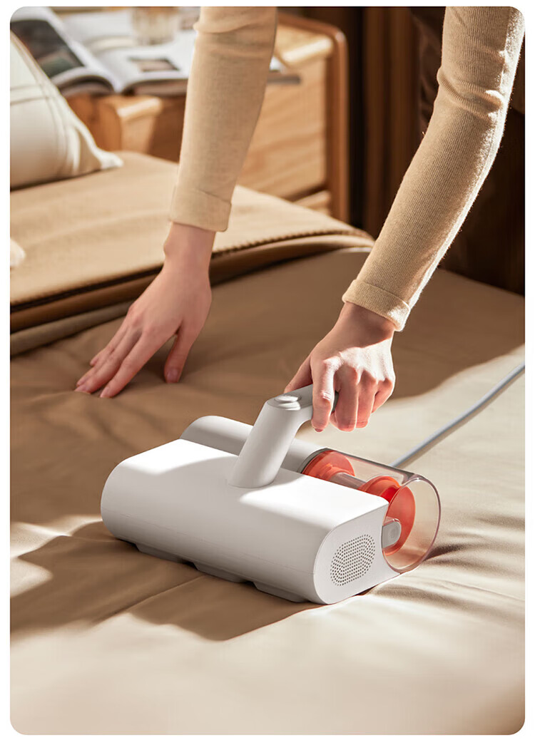 Xiaomi Mijia Dust Mite Remover 2, Handheld Household Mite Eliminator, Bed Mite Removal, Powerful Suction for Deep Cleaning, Visible Dust Cup, Hot Air Dehumidification, MJCMY02DY 2