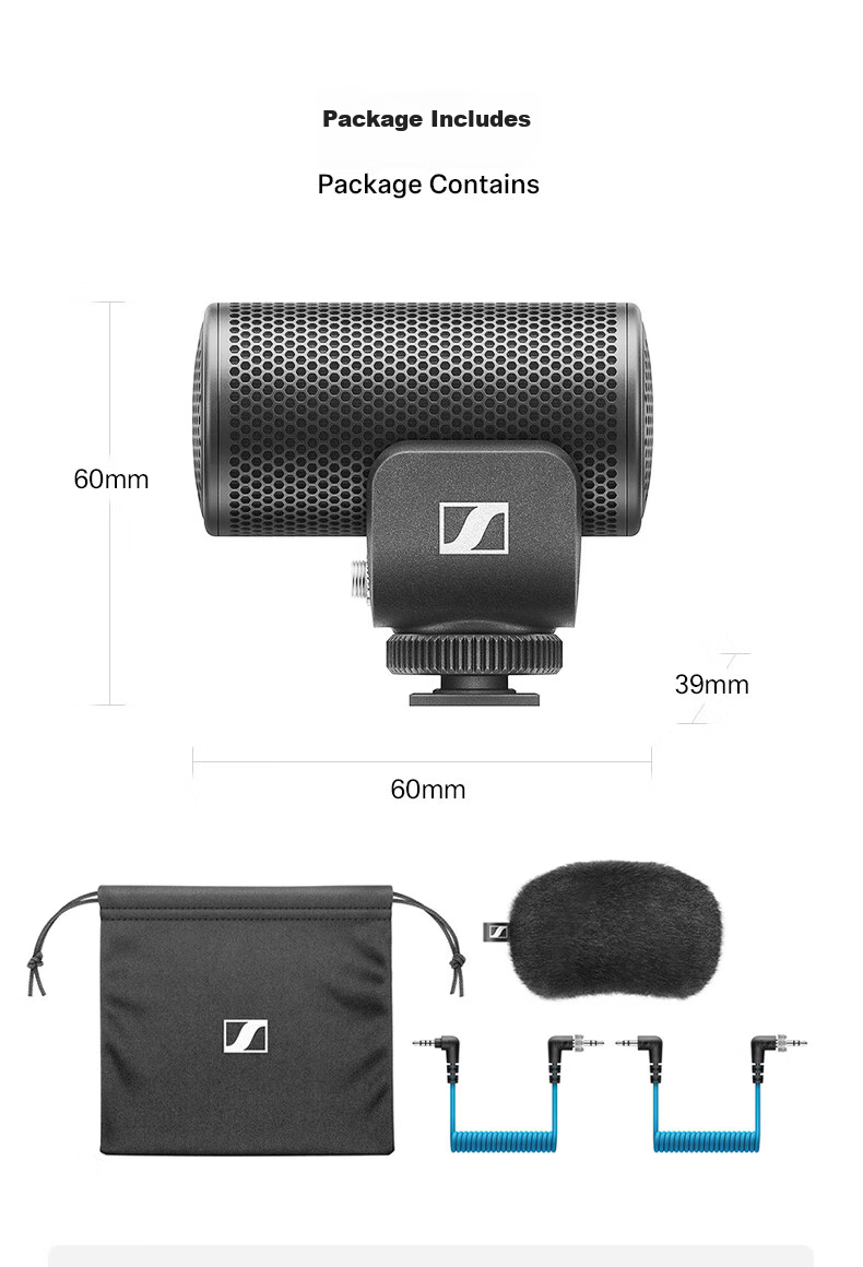 Sennheiser MKE200 Camera Microphone, DSLR Vlog Smartphone Professional Directional Microphone, Official Standard Configuration Suitable for Indoor Sound Recording And Live Streaming 10