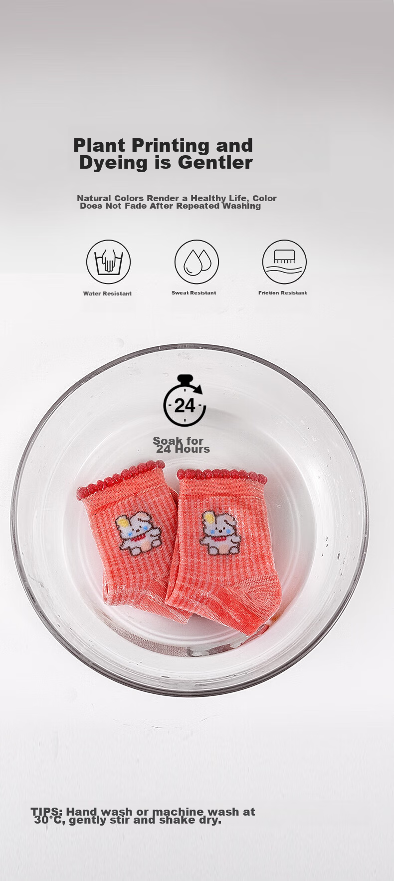 Bingxuemumian Children's Socks for Girls, Summer Thin Mid-Calf Cotton Socks, Mesh Breathable Seamless Socks for Kids, Cute Trendy Short Socks for Small to Big Kids 3
