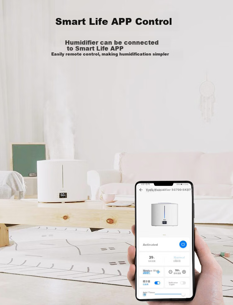 Yadu Humidifier, Rapid Moisturizing, Dual LED UV Sterilization, Top Water Filling Large Capacity, Bedroom Home Use, SC700-SK071 14