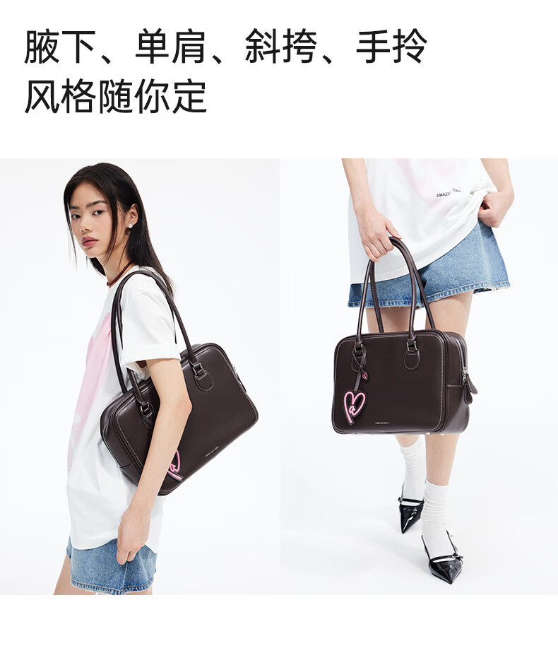 AMAZING SONG Toast Bag Large Boston Pillow Women's Bag Large Capacity Commuter Laptop Bag Shoulder Crossbody Bag Birthday Gift 8