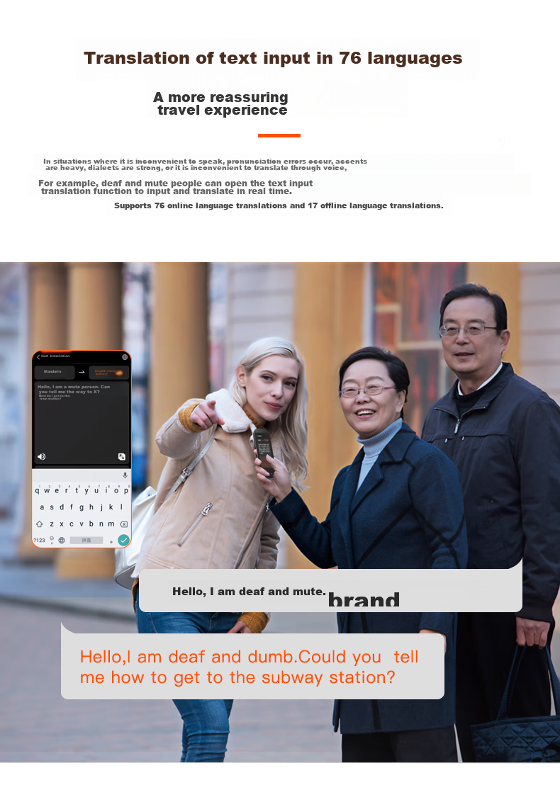 JoneR Translation Device GOPlus, Real-Time And Offline Interpretation for Multiple Languages, Photo Translation, English Learning Tool, Business And Travel Translation Aid with Free Earphones 10