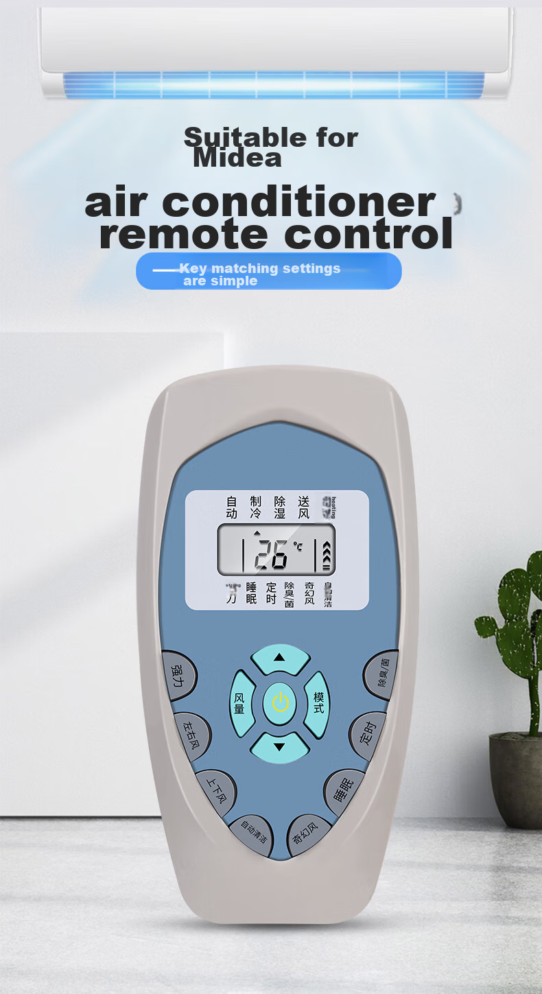 Nichu Universal Remote Control Compatible with Kelon Air Conditioners, All Models KFR-23GW/UQ KF-26GW Wall-Mounted And Floor-Standing Units 3