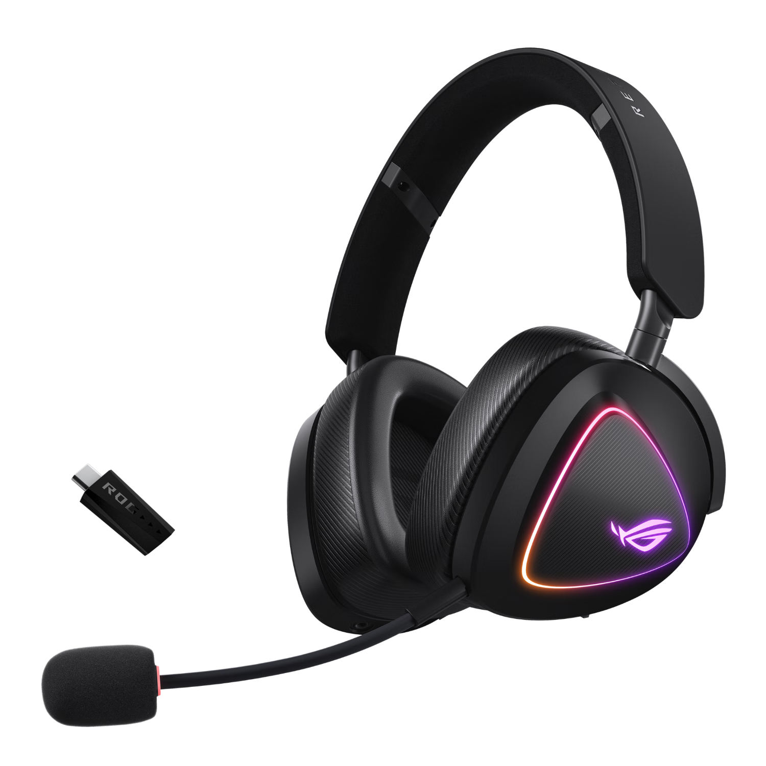 ROG Dianjing 2 Wireless Gaming Headset, Tri-Mode Connection, SpeedNova Technology, Lightweight, E-Sports Gaming Headphones with 7.1 Surround Sound, 3.5mm, Midnight Black