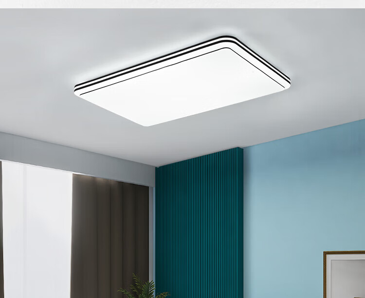 NVC LED Ceiling Light, Stylish Lighting Fixture, Double-Layer Illumination Lamp, Study And Bedroom Lighting, Round Lamp, 24W, Three-Color Options, Installation Included 8