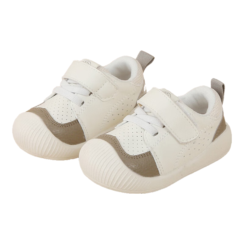 Tomberk Baby Toddler Shoes 2026 Spring Soft Sole Non-Slip Unisex Casual Functional Anti-Kick Shoes Khaki Size 17