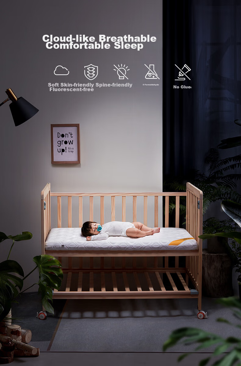 Babycare Crib Mattress for Newborns, Babies And Children, Breathable, Laisvisi Bed-Specific Folding Mattress, 116*59cm 4