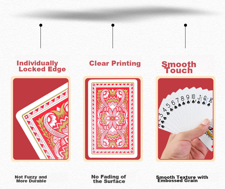 Binwang Guandan Special Playing Cards, Anti-Cheating Black Core Paper, Guandan Entertainment, Doudizhu, Blue, 95-7 (2 Decks) 5