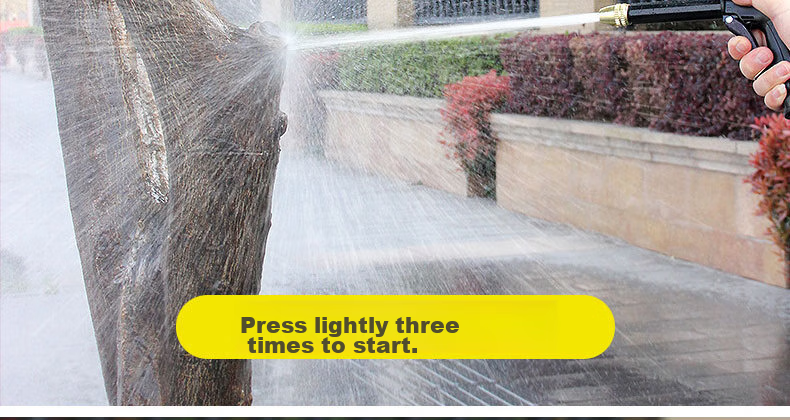 Dipuer Car Wash Gun, High-Pressure Water Gun Household Cleaning Tool, Car Washing Hose Gun with Connector And 15-Meter Hose 7