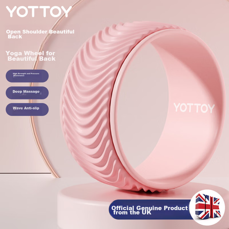 Yottoy Yoga Wheel Back Opener Yoga Equipment Beginner Yoga Wheel Posture Corrector Magic Ring Pilates Circle