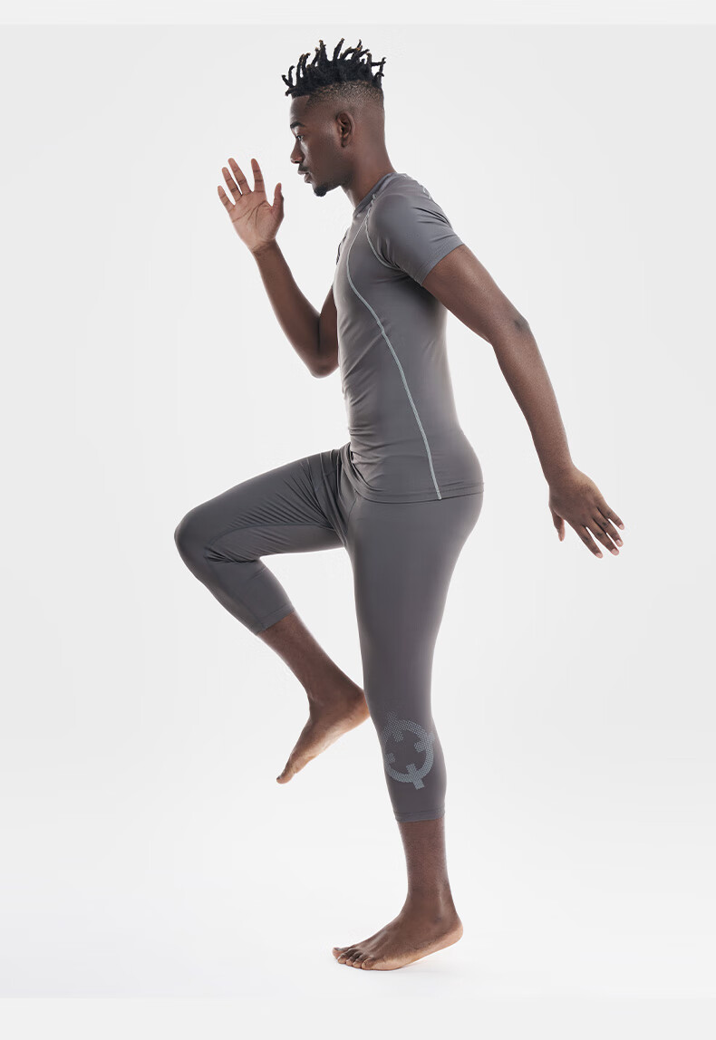 RIGORER Basketball Compression Shorts, Fitness Leggings for Men, Tight-Fitting Base Layer Pants, Training Running Gym Sports Long Pants for Me 18