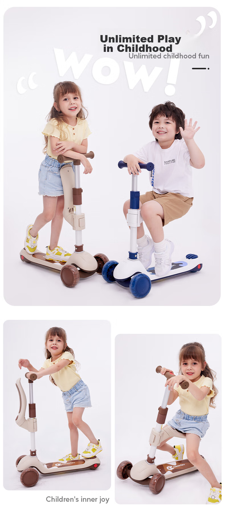Cakalyen Kelain Children's Scooter 6-12 Years Adult University Student Two-Wheel Commuter Aluminum Alloy Disc Brake L2 Extreme Wind 9