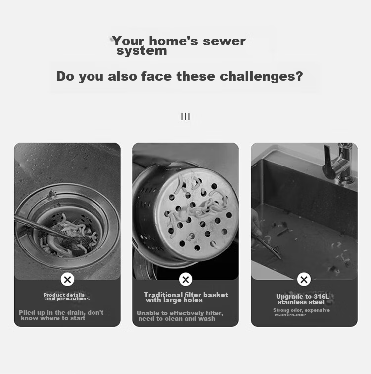 MARYYA Sink Strainer, 200 Pieces, Disposable Drain Filter for Kitchen Sink And Bathtub, Vegetable Washing Basin Strainer 3