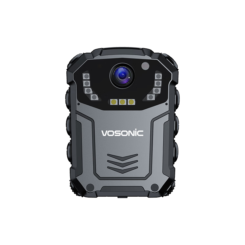 VOSONIC D6-E Law Enforcement Body Camera, 1440P High-Definition Infrared Night Vision, Strobe Light, Portable Video And Audio Recording, 128GB