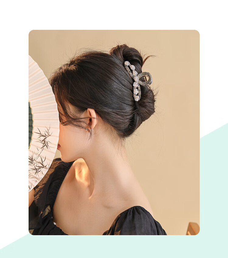 CHIMERA Camellia Hair Claw Clip for Women's Back of Head, Shark Clip, Hair Barrette, Hair Accessory, Hair Ornament, Birthday Gift for Girls 10