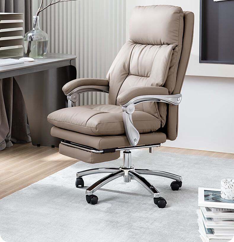 Guquan Boss Chair Home Heating Massage Comfortable Office Chair Nap Computer Chair Long Sitting C570H Coffee Thi 2