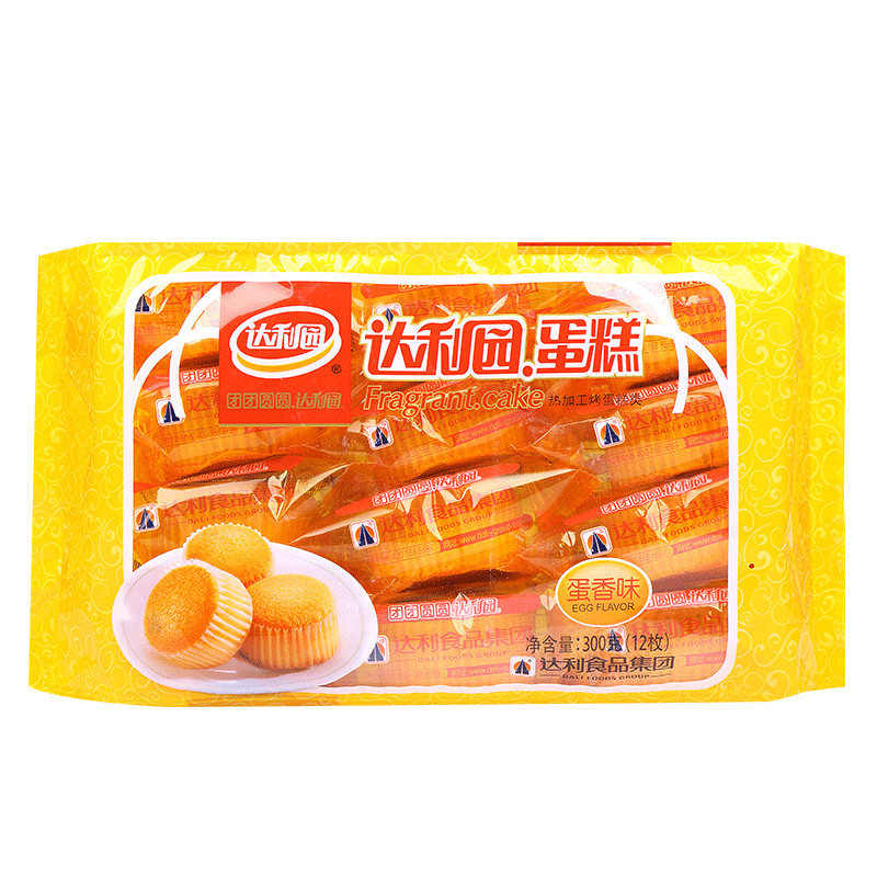 达利园香浓蛋糕蛋香味300g独立小包装面包办公室下午茶休闲零食