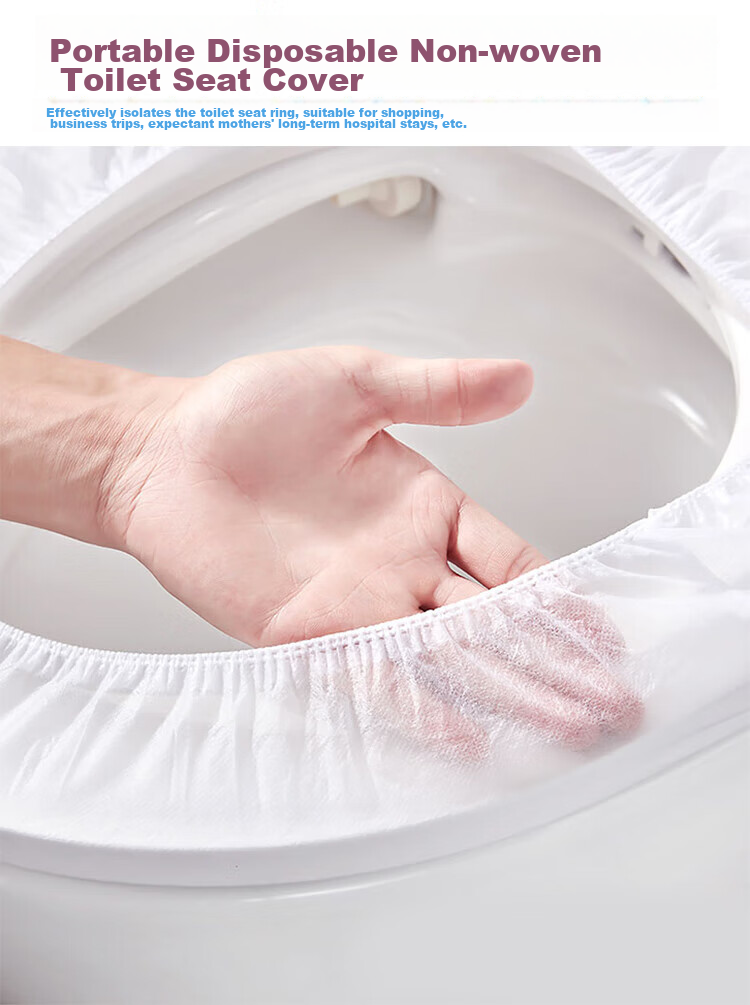 JAJALIN Disposable Toilet Seat Covers [250 Pieces], Dissolvable Toilet Seat Protectors, Waterproof Toilet Seat Covers for Hotels And Maternity Use 5