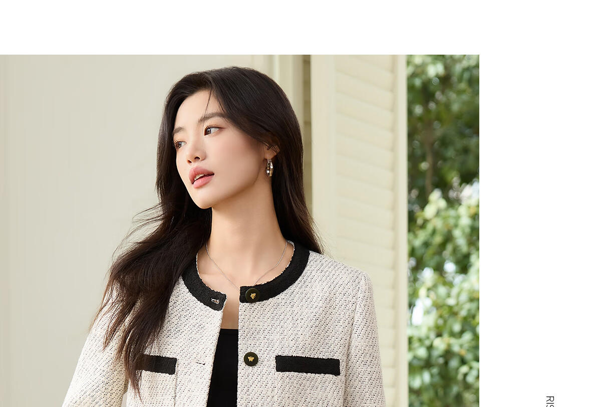 Taxiang Xiaoxiang Style Women's Jacket for Spring And Autumn, Petite Women's Outerwear, Versatile Short Cardigan Coat T51D020 13